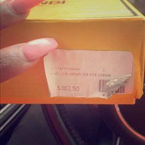 Fendi babygirl Monster eye pink